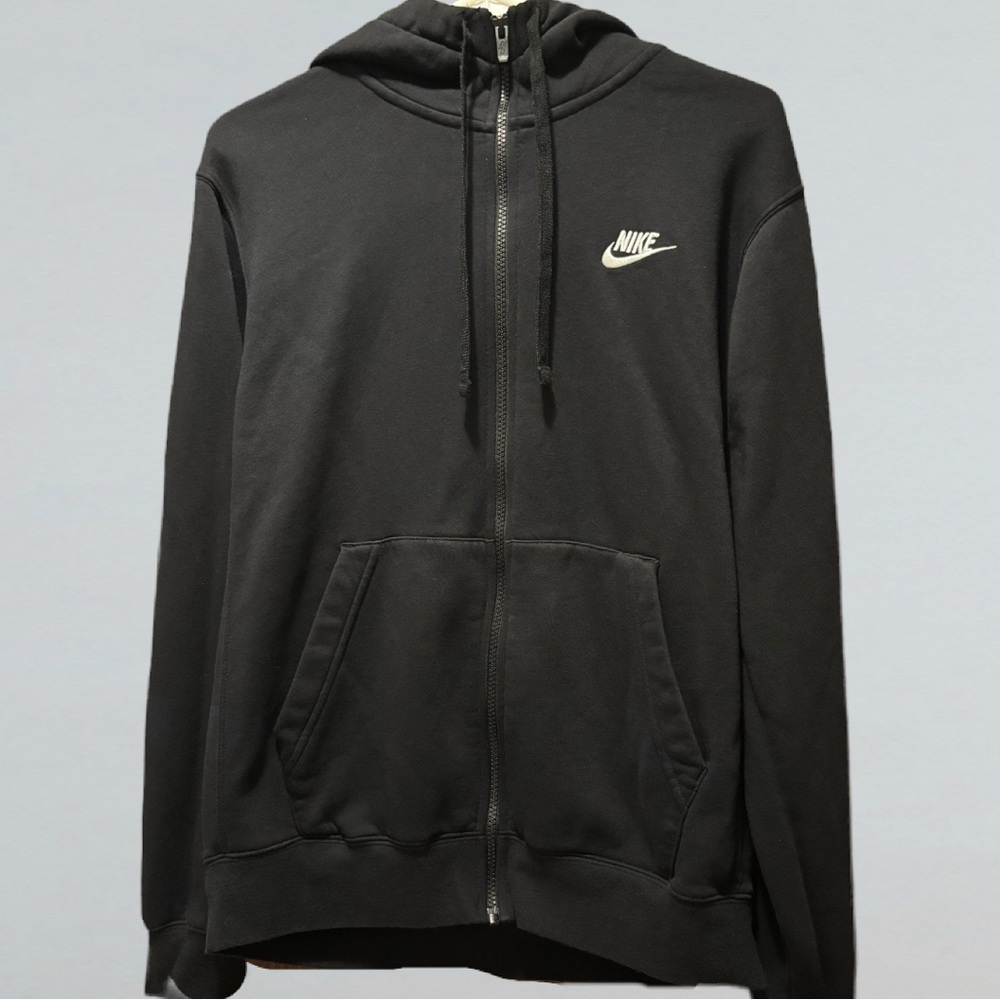 Black Nike Zip-Up Hoodie